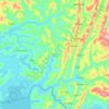Ngoma topographic map, elevation, terrain