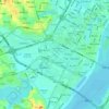 卫东街道 topographic map, elevation, terrain