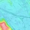 Canton topographic map, elevation, terrain