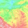 Vire Normandie topographic map, elevation, terrain