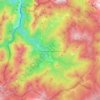 Oseja de Sajambre topographic map, elevation, terrain