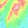 Sierra Engarcerán topographic map, elevation, terrain