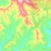 Cabril topographic map, elevation, terrain