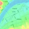 老城街道 topographic map, elevation, terrain