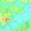 团林镇 topographic map, elevation, terrain