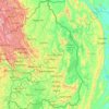 Eastern Province topographic map, elevation, terrain