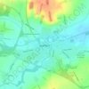 Shefford topographic map, elevation, terrain