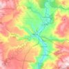 Ademuz topographic map, elevation, terrain