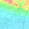 槐新街道 topographic map, elevation, terrain