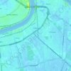 Gretna topographic map, elevation, terrain