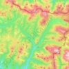 Isaba/Izaba topographic map, elevation, terrain