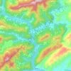 七佛乡 topographic map, elevation, terrain