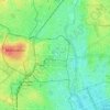 Antigone topographic map, elevation, terrain