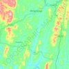 Piabanha topographic map, elevation, terrain