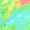 Bannegon topographic map, elevation, terrain