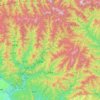 宁陕县 topographic map, elevation, terrain