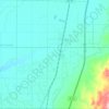 Fort Hall topographic map, elevation, terrain