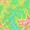 Jezersko topographic map, elevation, terrain