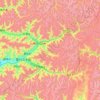 墨竹工卡县 topographic map, elevation, terrain