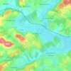 Jussey topographic map, elevation, terrain