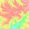 向华乡 topographic map, elevation, terrain