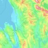 Municipal Unit of Amphilohia topographic map, elevation, terrain