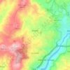 Fregim topographic map, elevation, terrain