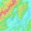 千家峒瑶族乡 topographic map, elevation, terrain