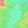 Miyakonojo topographic map, elevation, terrain