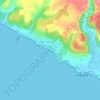 Platja de Sant Tomàs topographic map, elevation, terrain