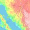 Sonora topographic map, elevation, terrain