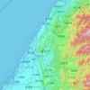 Taichung topographic map, elevation, terrain