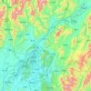 灵川县 topographic map, elevation, terrain