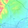 柏板乡 topographic map, elevation, terrain