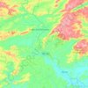 Branquinha topographic map, elevation, terrain