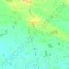 Sutton-on-the-Forest topographic map, elevation, terrain