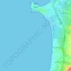 Tyre topographic map, elevation, terrain