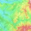 Cervon topographic map, elevation, terrain