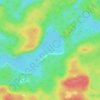 Bass Lake topographic map, elevation, terrain