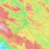 Idrija topographic map, elevation, terrain