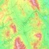 Municipality of Drenas / Glogovac topographic map, elevation, terrain