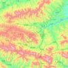 栾川县 topographic map, elevation, terrain