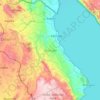Karonga topographic map, elevation, terrain