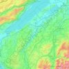 La Broye topographic map, elevation, terrain