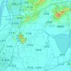 当涂县 topographic map, elevation, terrain