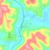 Bergholz topographic map, elevation, terrain