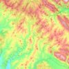 Pietralunga topographic map, elevation, terrain