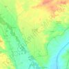 San Cebrián de Campos topographic map, elevation, terrain