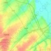 兰家镇 topographic map, elevation, terrain