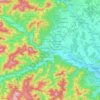 Skofja Loka topographic map, elevation, terrain